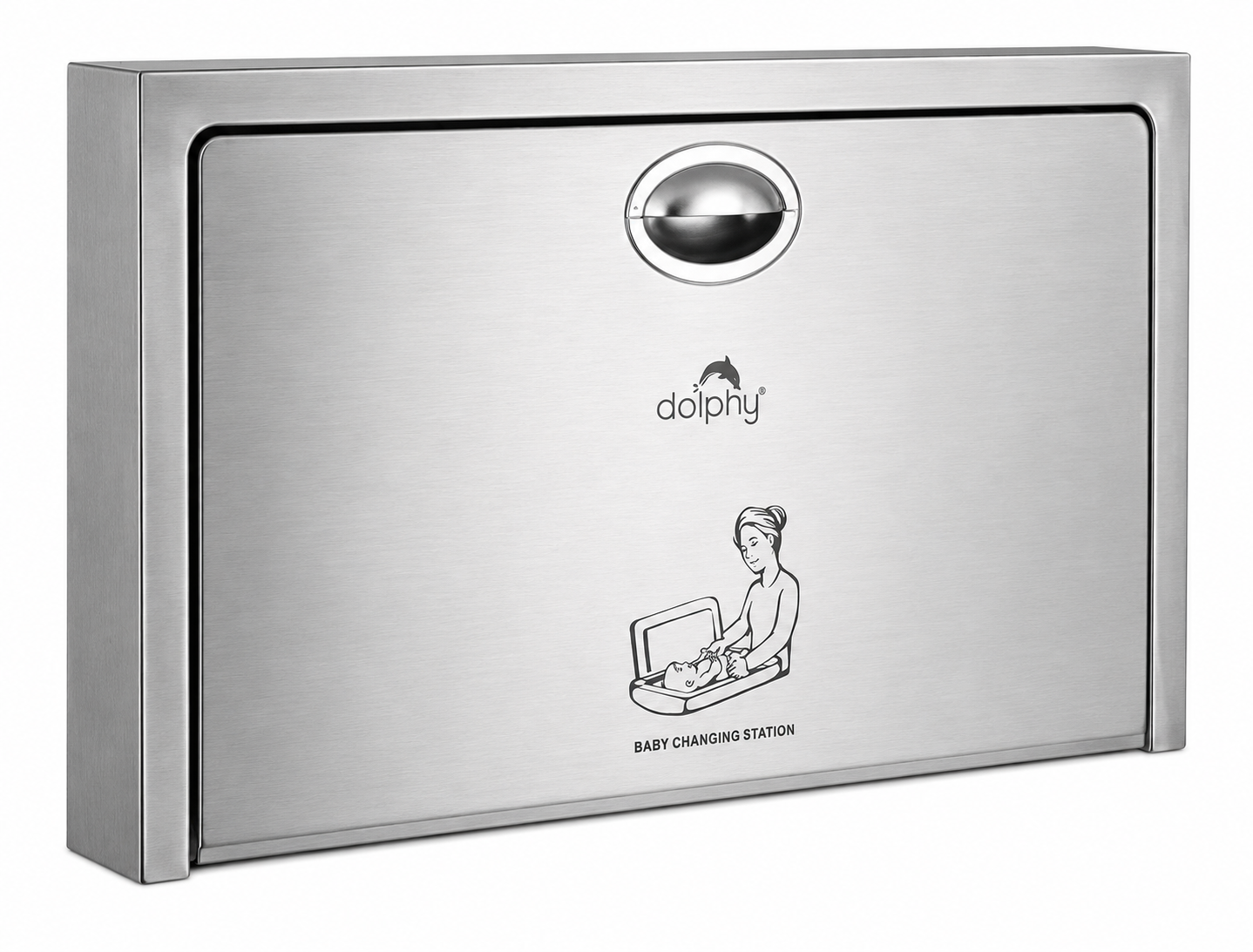 Dolphy Surface Mounted Baby Change Station - Stainless Steel