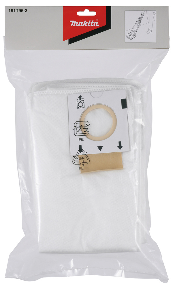 Makita Fleece Filter Bag 10pk To Suit DVC560 / VC010G (191T96-3)