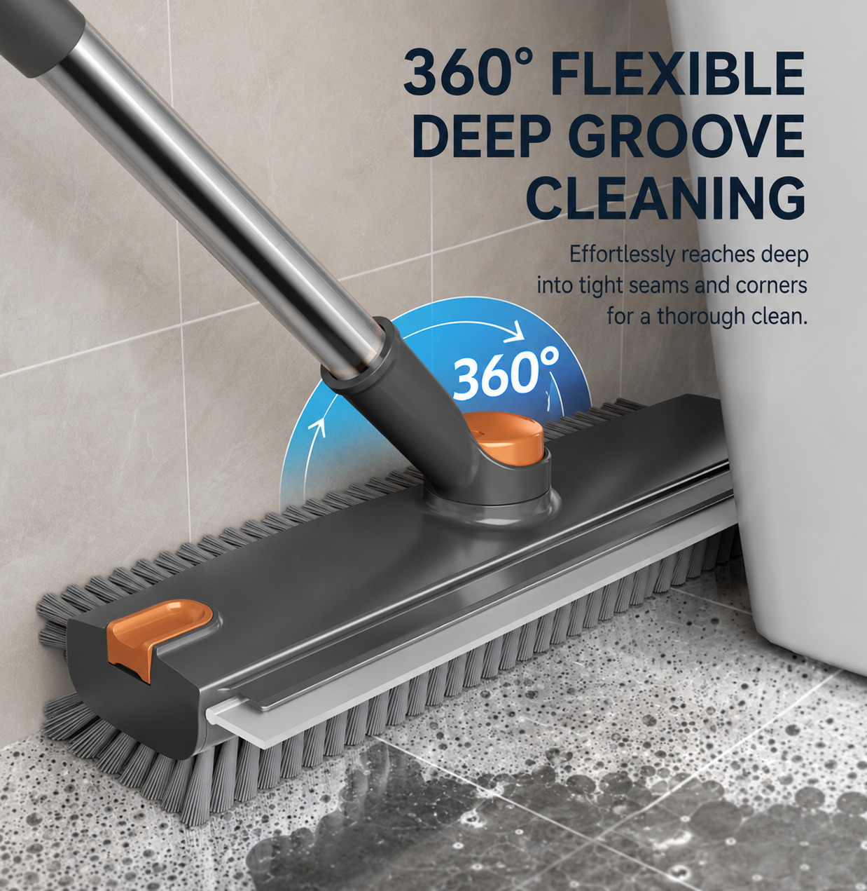 Bigclean Rotation Floor Scrub Brush