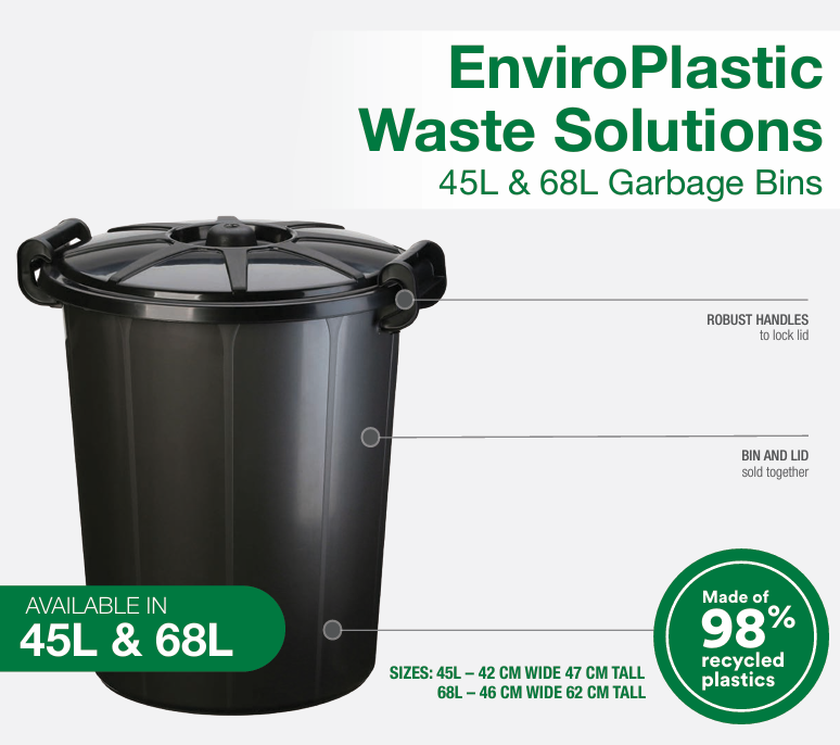 Rubbish Bin Recycled - 45L