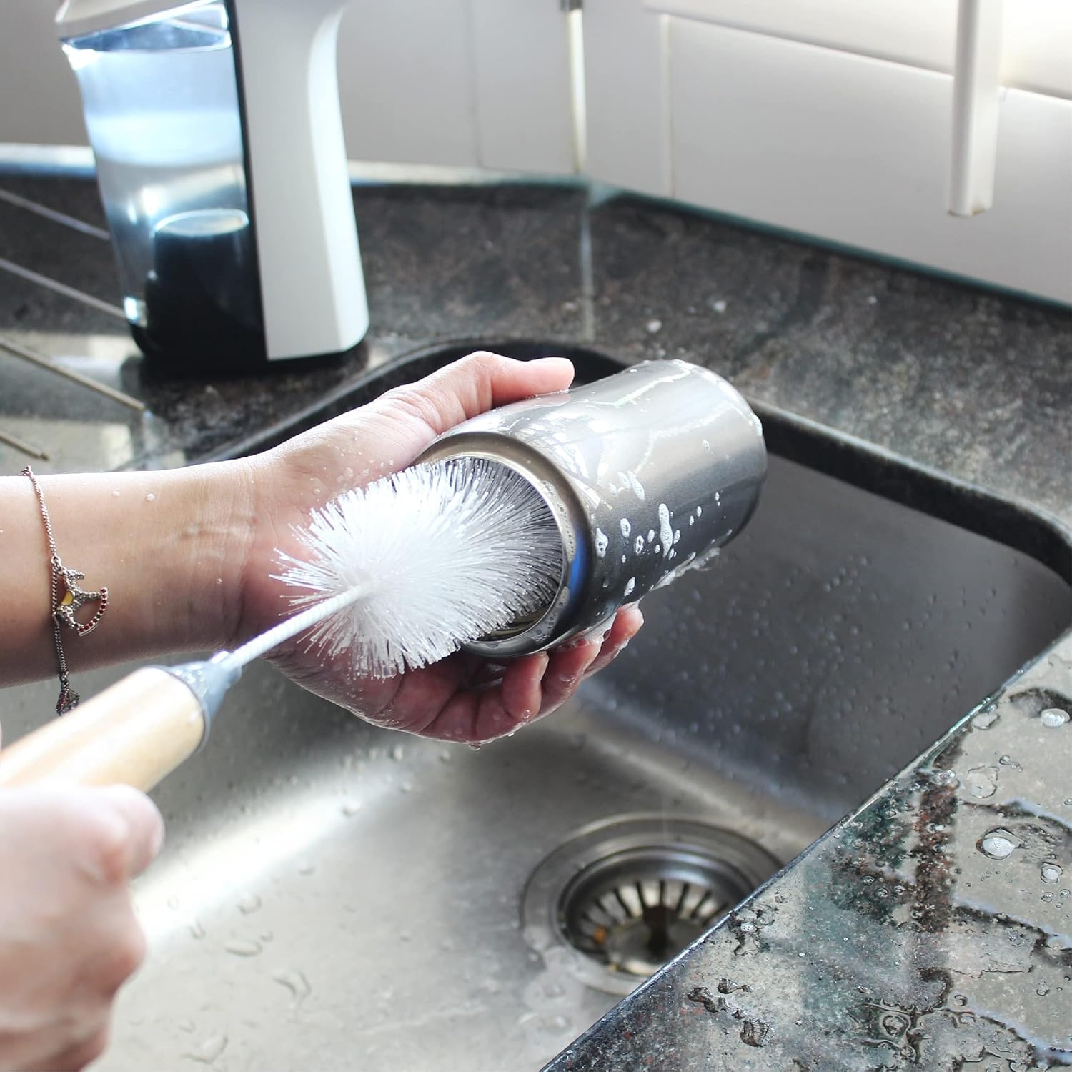 Eco Basics Bottle Brush with Bamboo Handle