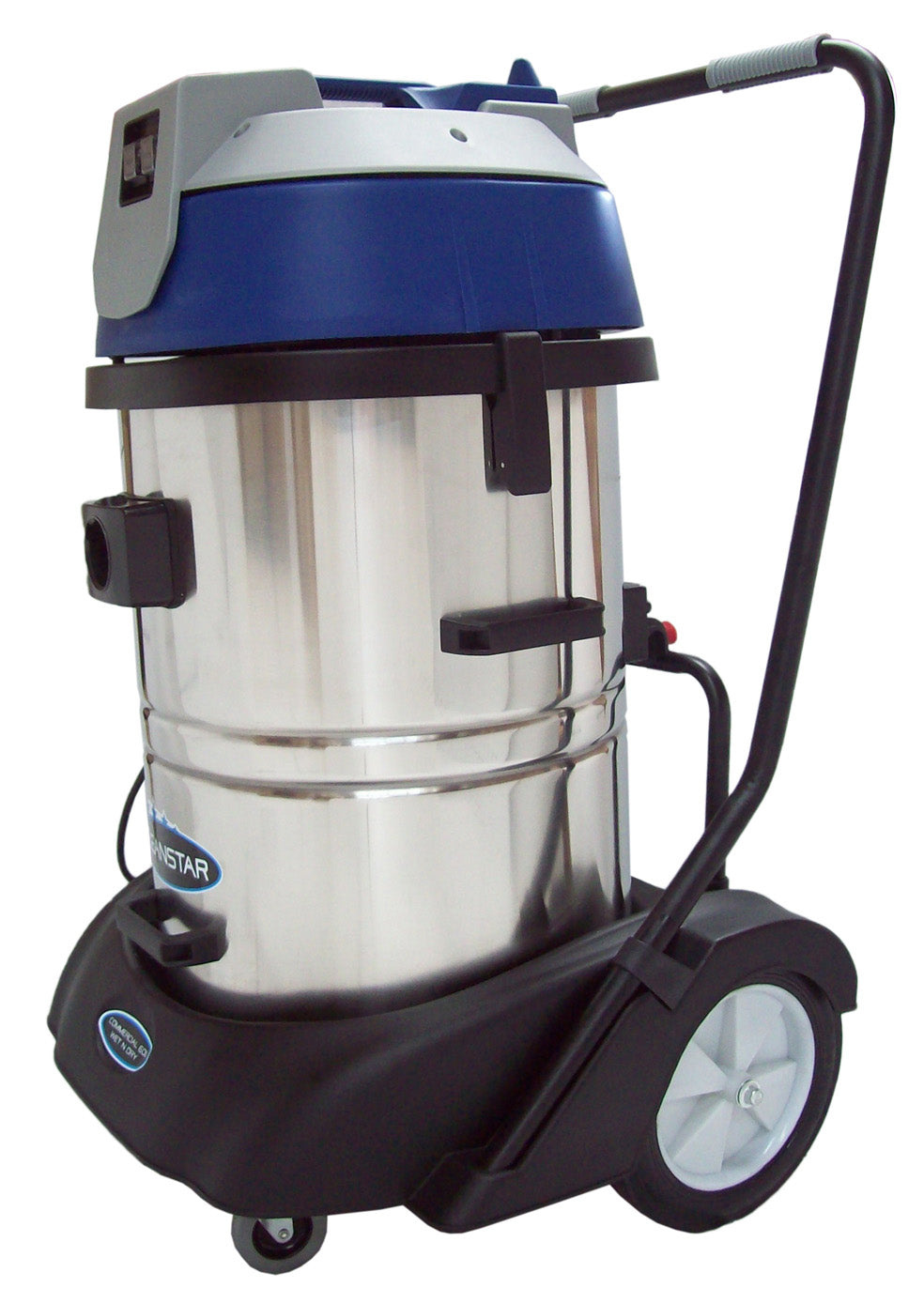 Cleanstar VC60L - 60Litre Stainless Steel Wet & Dry Vacuum Cleaner - Twin Motor