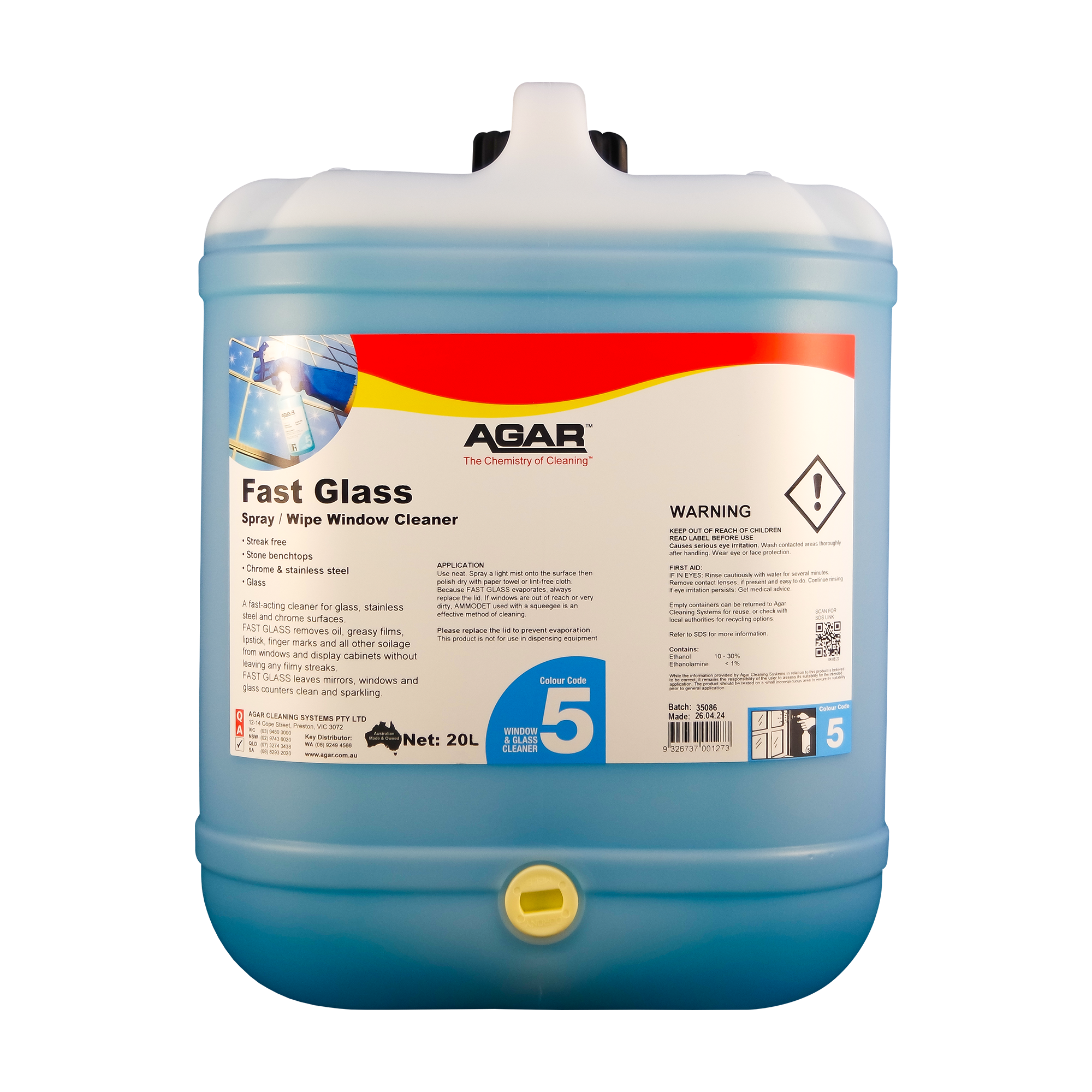 Agar Fast Glass 5l