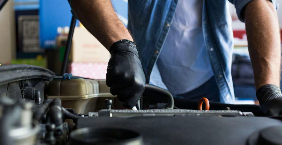 Apollo Black Nitrile Powder Free Disposable Gloves - Medium