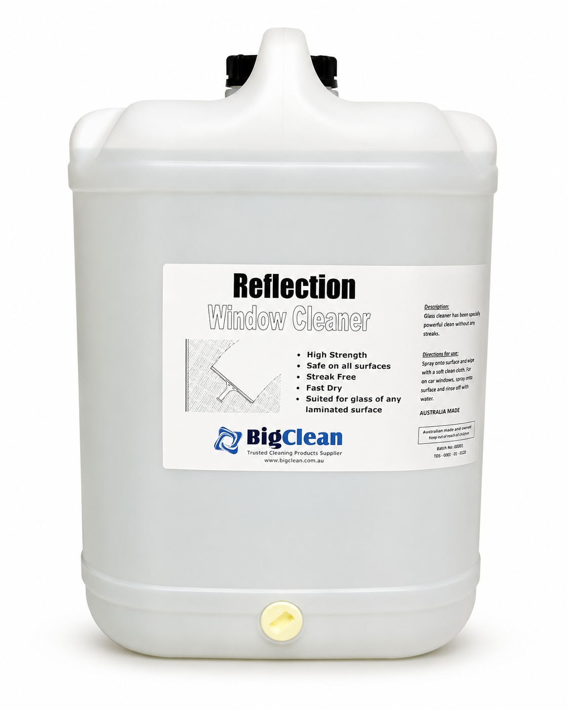 Bigclean Reflection Window Cleaner 5l [Size: 5l]