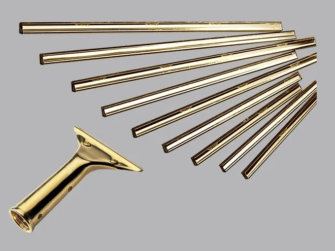 Ettore Brass Channel And Rubber [Size: 15cm]