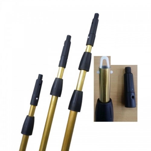 TCS 3.6M Three Level Aluminium Pole - Gold [Size: 3.66m]