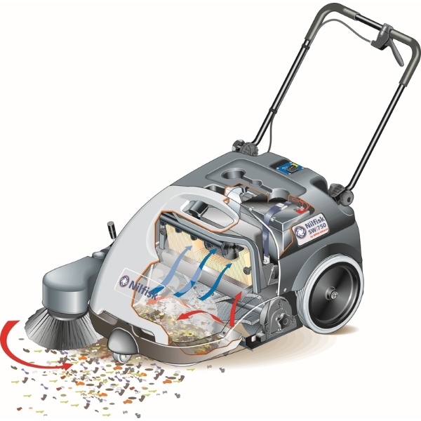 Nilfisk SW750 Battery Powered Sweeper