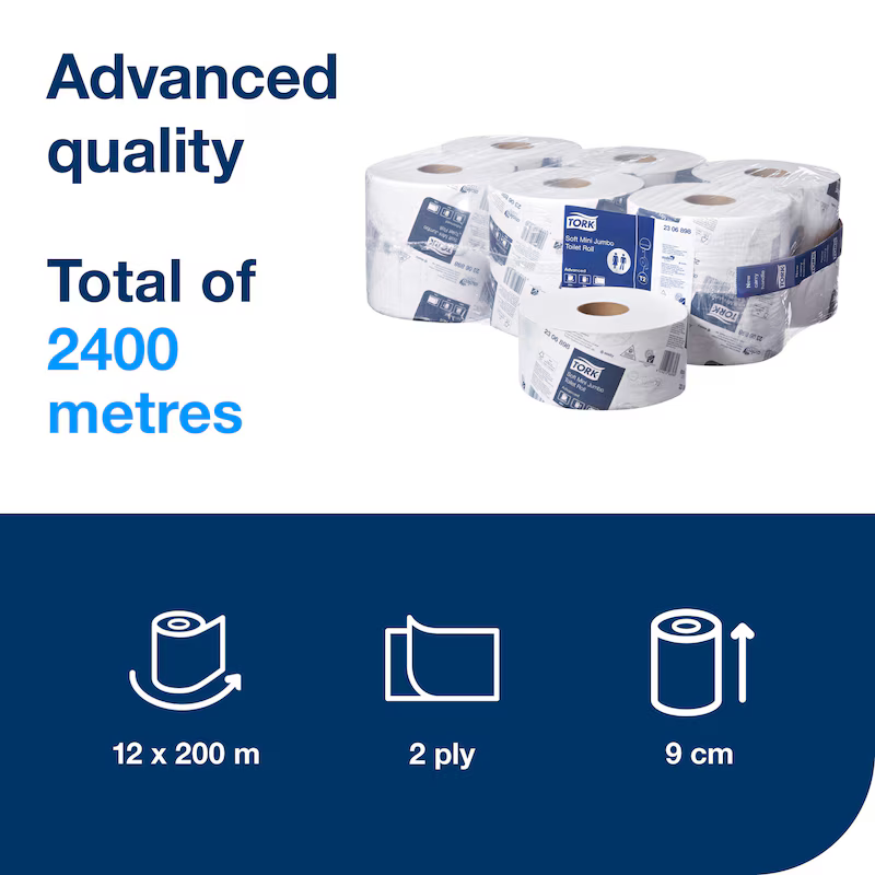 Tork Soft Mini Jumbo Toilet Roll - T2