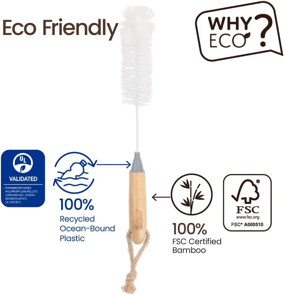 Eco Basics Bottle Brush with Bamboo Handle