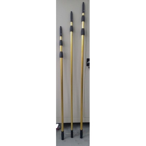 TCS 3.6M Three Level Aluminium Pole - Gold [Size: 3.66m]