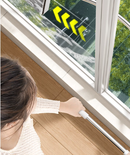 Bigclean Extendable Curved Window Cleaning Brush - 130CM