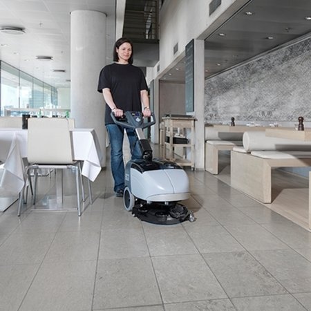 Nilfisk SC351 Compact Scrubber Dryer - Battery