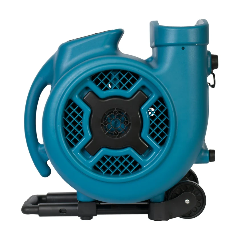 XpowerX-800HC AIR MOVER 1HP w/carpet clamp & luggage handle w/wheels