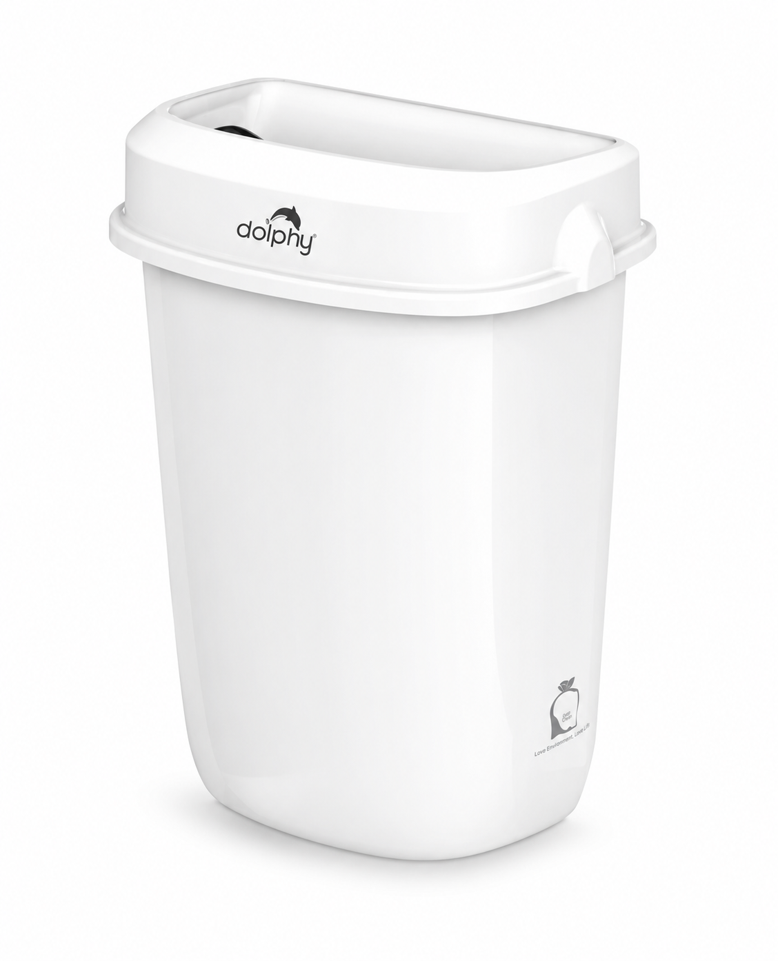 Dolphy PLAZA Rubbish Bins White - 32L