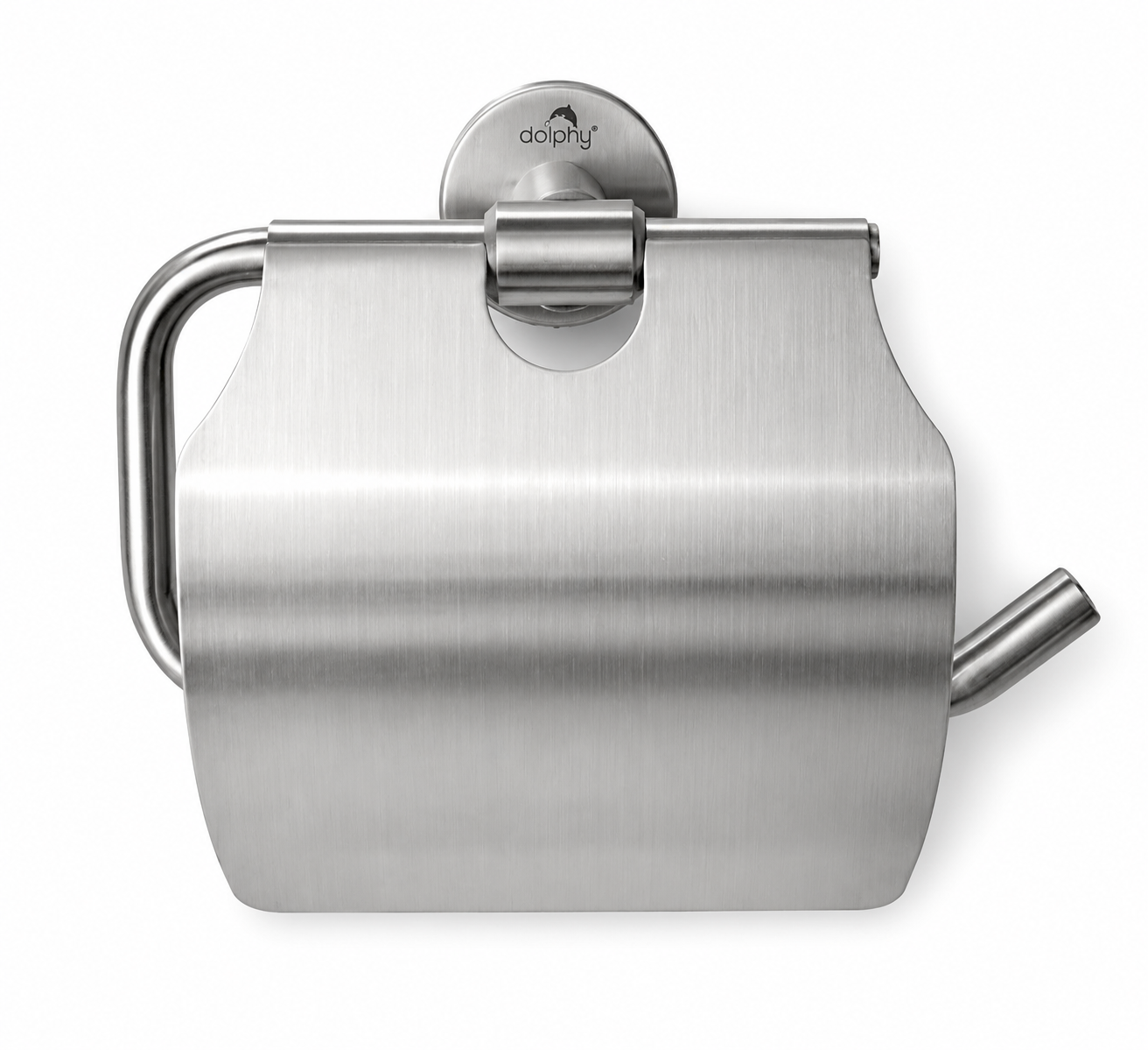 Dolphy Stainless Steel  Toilet Roll Holder with Cover