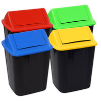 Nab Swing Top Bin 32l Yellow [Size: 32l]