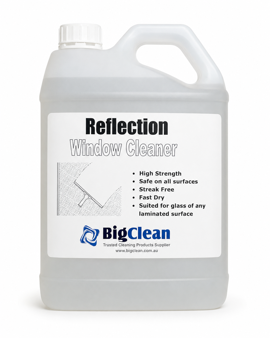 Bigclean Reflection Window Cleaner 5l [Size: 5l]