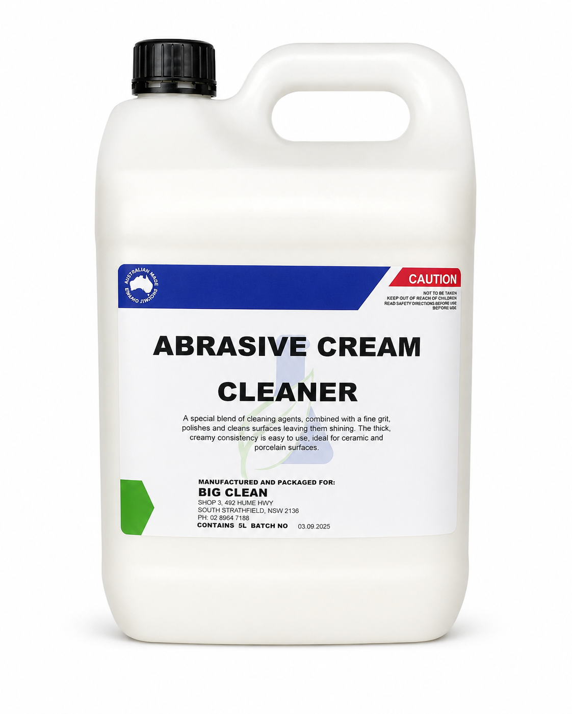 Bigclean Abrasive Cream Cleaner 5l [Size: 5l]