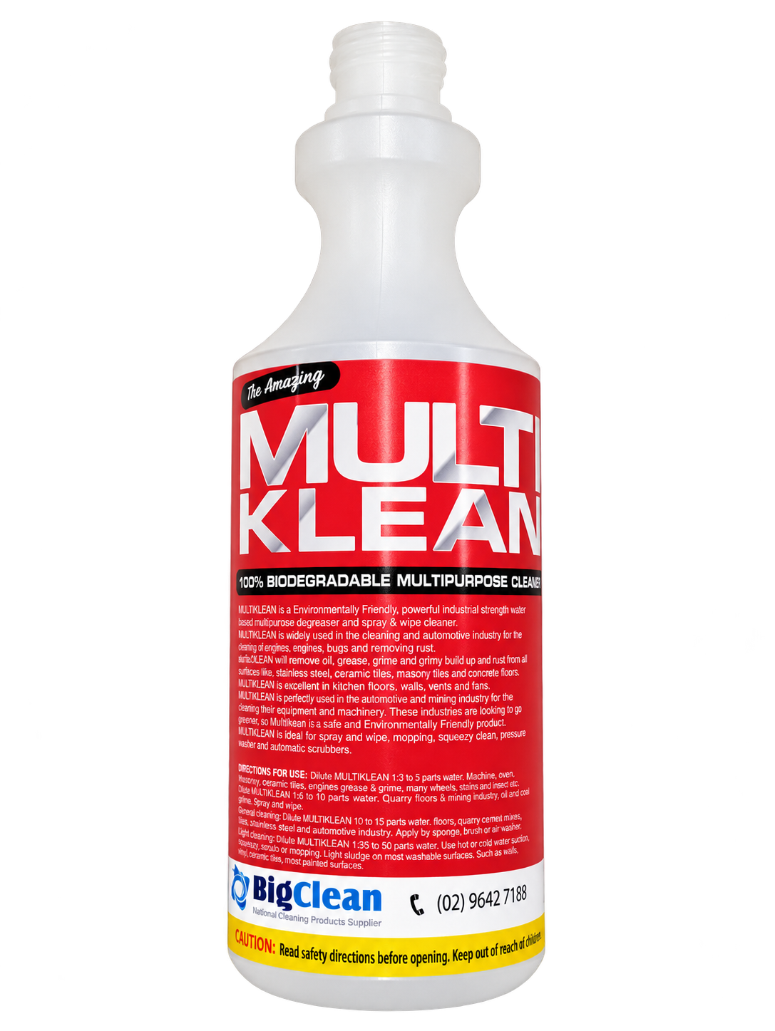 Bigclean Major Plus Spray Bottle 500ml