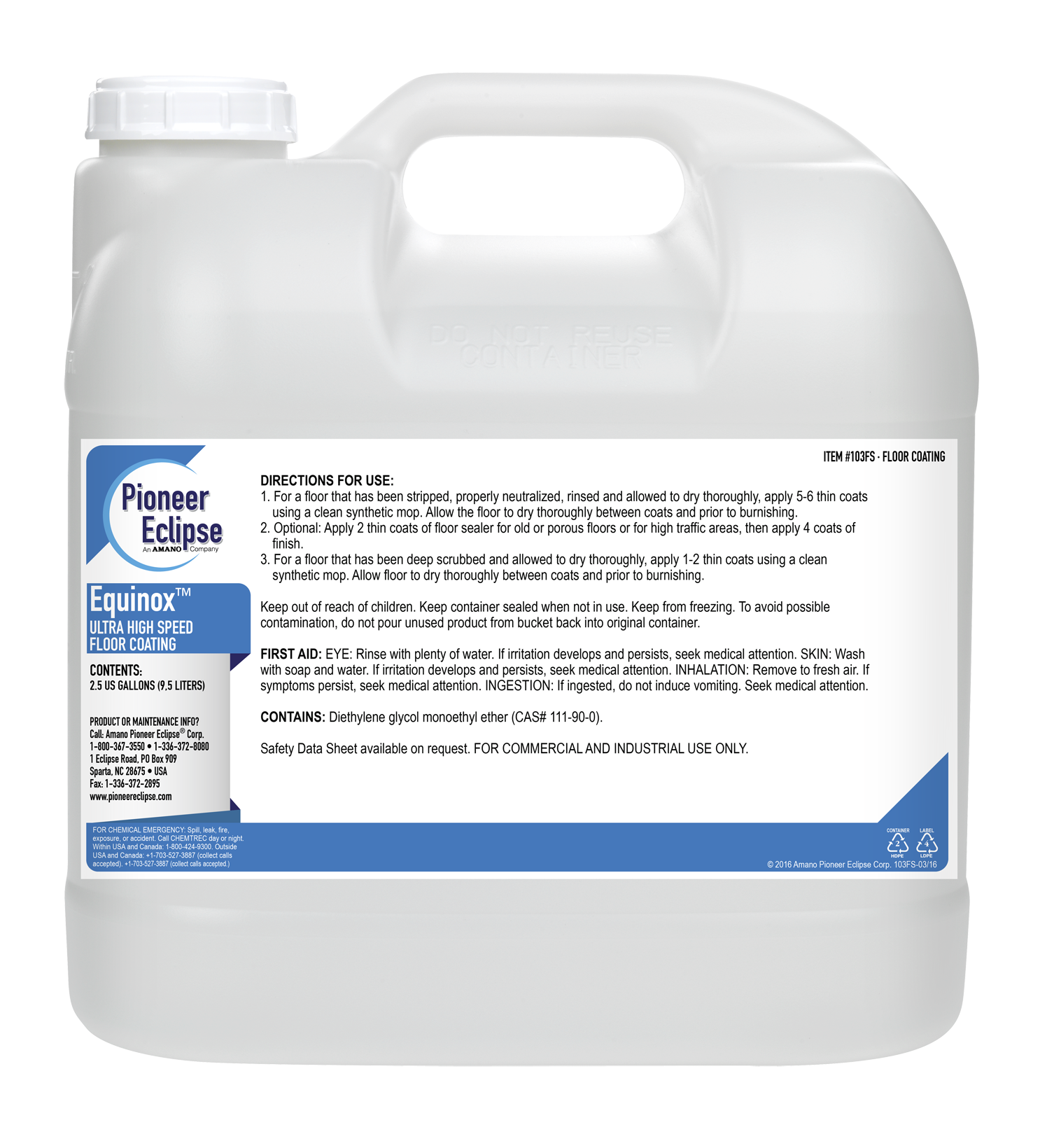 Pioneer Equinox Top Coat 10l