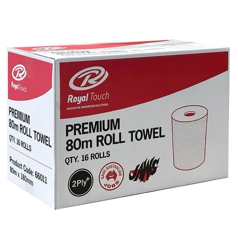 Royal Touch Roll Towel 16 Rolls 80m