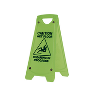 Oates Caution Wet Floor Sign - Green