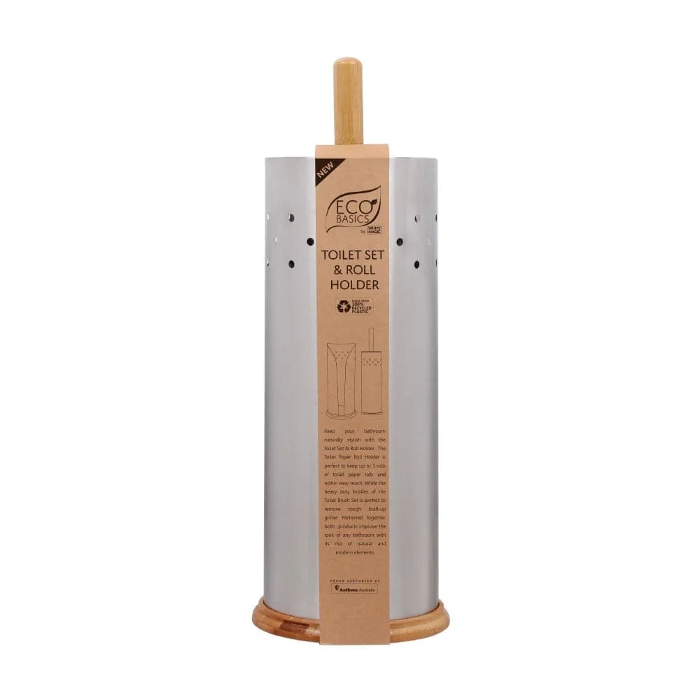 Eco Basics Toilet Set &amp; Roll Holder