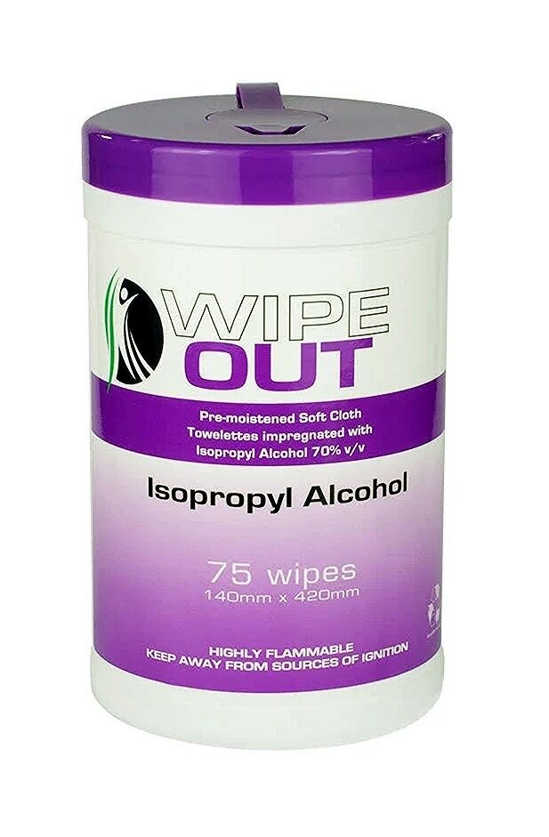 SteelDrill Wipes Wipe Out Isopropyl Alcohol