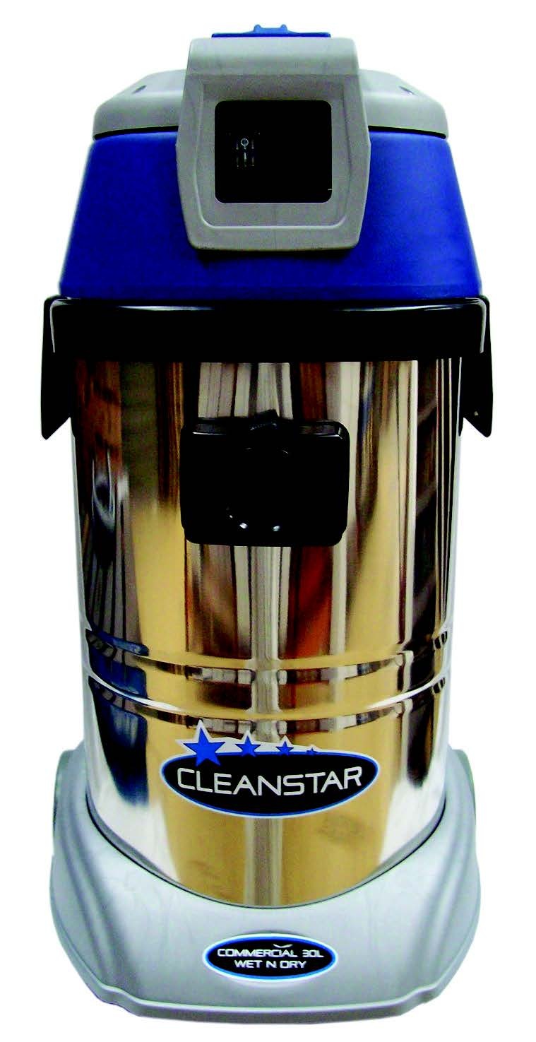 Cleanstar VC30L - 30 Litre Stainless Steel Wet &amp; Dry Vacuum Cleaner