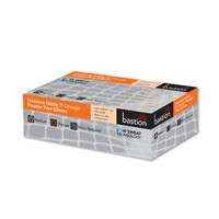 Bastion Premium Nitrile Orange Powder Free Gloves [Size: small]