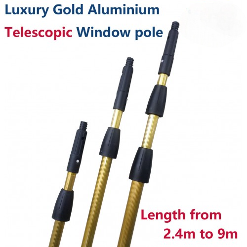 TCS 3.6M Three Level Aluminium Pole - Gold