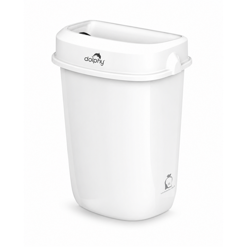 Dolphy PLAZA Rubbish Bins White - 32L