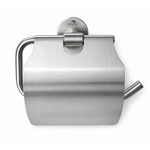 Dolphy Stainless Steel  Toilet Roll Holder with Cover