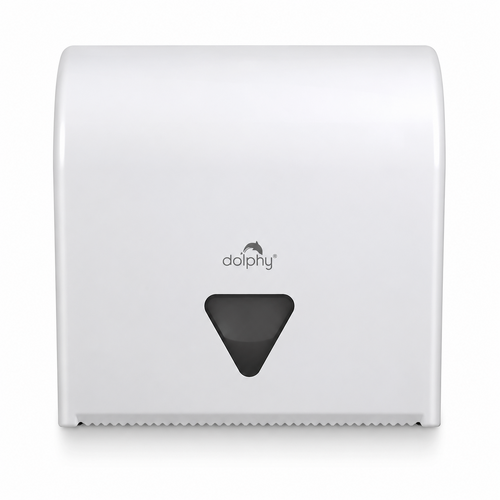 Dolphy Stainless Steel Roll Towel Dispenser-White Metal