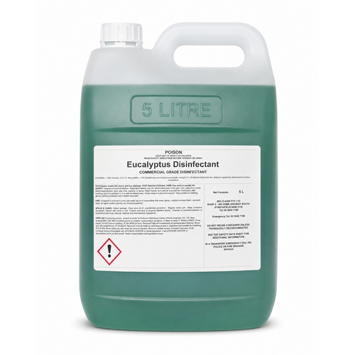 Bigclean Commercial Grade Eucalyptus Disinfectant - 5L