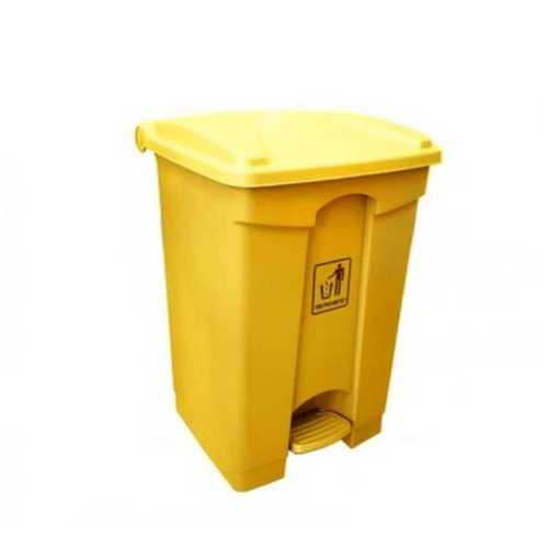 Tcs Foot Pedal Bins Yellow 68l