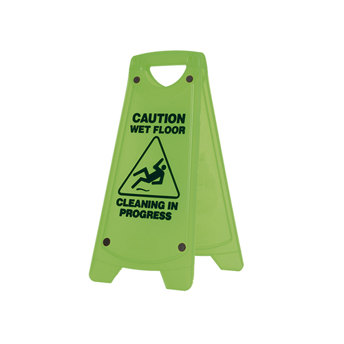Oates Caution Wet Floor Sign - Green