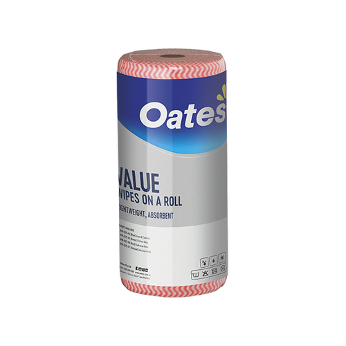 Edoates Value Wipes On A Roll [Colour: Red]
