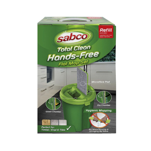 Sabco Total Clean Handsfree Mop Set