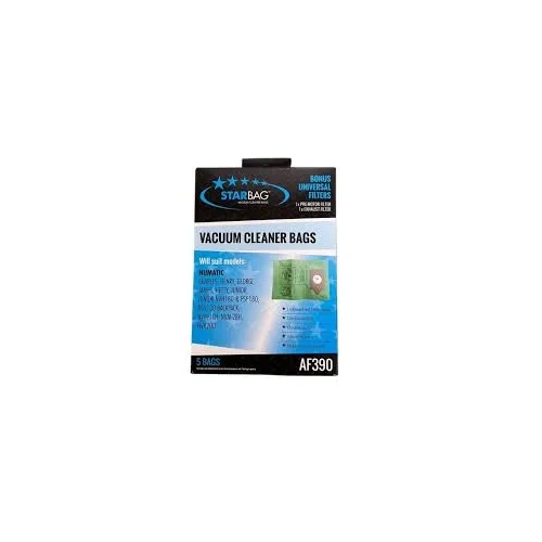 Cleanstar Numactic Vac Bags 5pk AF390 [Size: AF390 ]