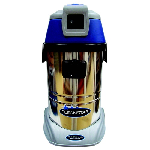 Cleanstar VC30L - 30 Litre Stainless Steel Wet & Dry Vacuum Cleaner