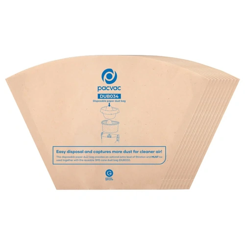 Pacvac Disposable paper dust bag 2.5L 10pk - Velo