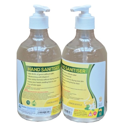 Big Clean Hand Sanitizer Lemon Myrtle - 500ml [Size: 500ml] [Colour: Lemon Myrtle]