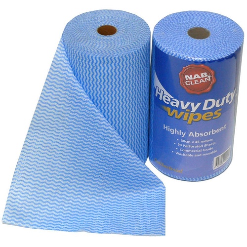 Nab Heavy Duty Wipes 30*45 Blue [Colour: Blue]