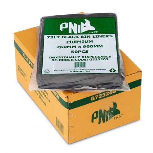 Npp 72l Ldpe Prm Garbage Bag Black 250pcs [Size: 72l] [Colour: Ldpe]